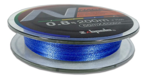 Linha Multi Filamentos Power Cast Colorida 16lb 0.148mm 200m Cor Azul