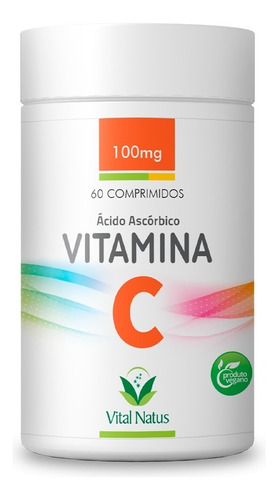 Suplemento Alimentar De Vitamina C 60cps Vital Natus