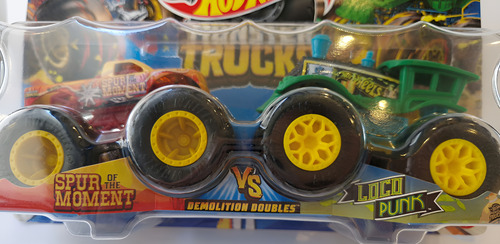Monster Trucks Hot Wheels - Spur Of The Moment X Loco Punk