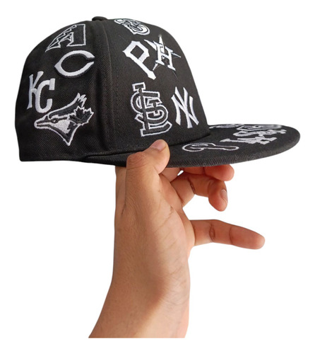 Gorra 59fifty All Over Edición Especial B/n Negro 7
