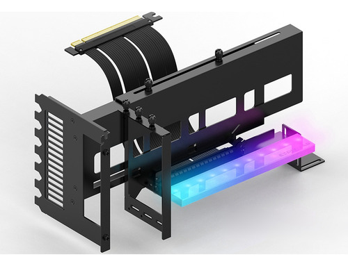 Soporte Vertical Para Tarjeta Gráfica Ez-40 Argb Pcie 4.0 X1