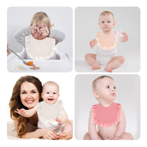 Jiahang Baberos De Muselina Para Bebés, Baberos Ajustables P