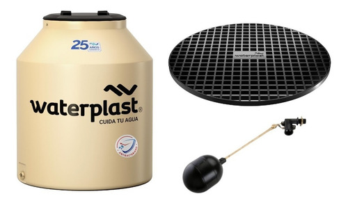 Tanque  De Agua Tricapa Waterplast 525 Lt + Base + Flotante