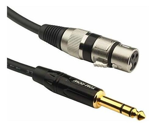 Tomrow - Cable De Micrófono De 1/4 A Xlr Trs Jack Con Cable 