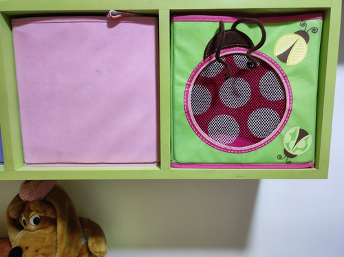 Cubo Cajón Cesta De Tela Organizador 28x28x26cm (Usado)