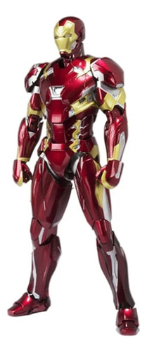 Figura De Ação Da Marvel Modelo Shf Homem De Ferro Mk46