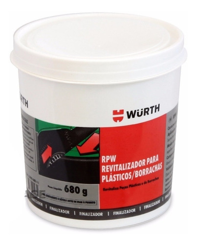 Renovador De Plásticos Wurth Rpw 680g Revitaliza Borracha