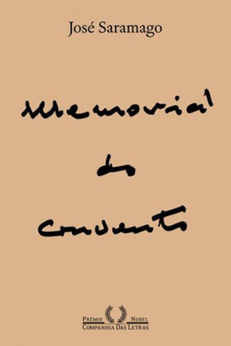 Memorial do Convento (Nova edição), de Saramago, José. Editora Companhia das Letras, capa mole em português