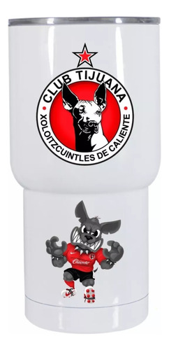 Termo Personalizado Xolos De Tijuana Con Tu Nombre