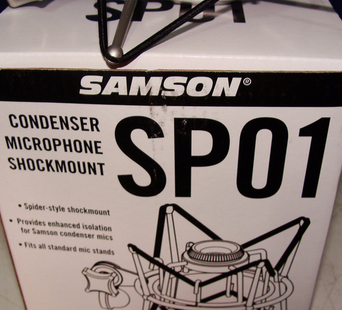 Imagen 5 de 5 de Soporte Araña Para Micrófonos Condenser Samson Sp01 Estudio