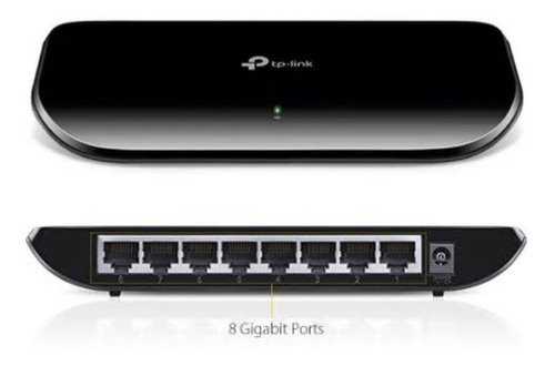 Imagen 3 de 4 de Switch Gigabit 8 Puertos Tp-link Tl-sg1008d 10/100/1000 Mbps