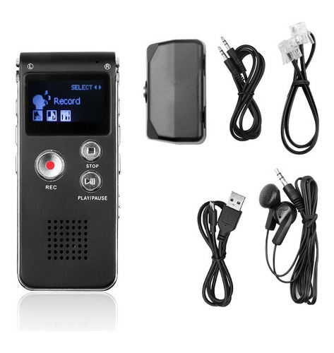 Grabadora Digital Profesional De Voz 8gb Mp3