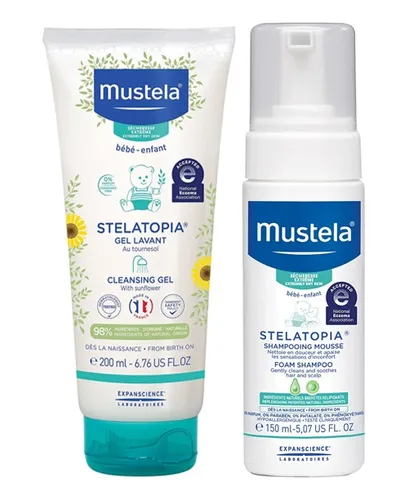 Mustela Stelatopia Gel de Baño Bebés 200ml