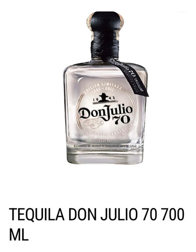 Tequila Don Julio 70 - 700ml - Ml A $34 - mL a $371