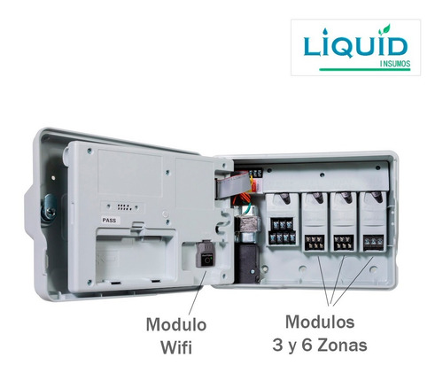 Imagen 4 de 8 de Programador De Riego Rain Bird Esp Me3 Wi-fi (4 - 22 Zonas)