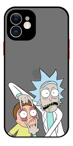 Carcasa Para iPhone 7 8 Se 11 12 Pro Max Rick & Morty Ojos