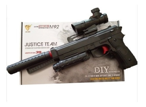 Pistola De Hidrogel Justice Team M92