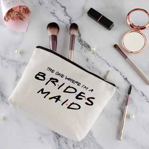 Regalos Para Damas De Honor De Novia, Bolsa De Maquillaje De