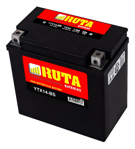 Baterias Para Motos Agm-gel Ytx14-bs Ruta