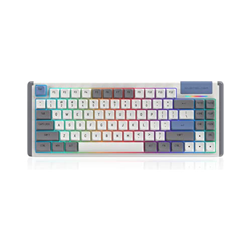 Teclado Mecánico Alámbrico K84 Hotswappable Al 75% Co...