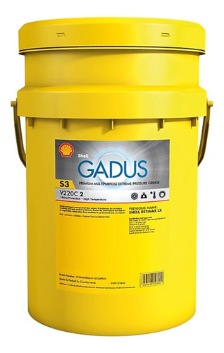 Grasa Complejo Litio Shell Gadus S3 V220c 2  (18 Kg)