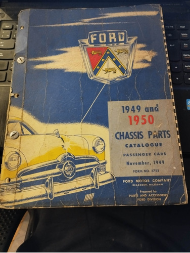 Ford 1949 50 Manual De Taller Chasis Parta, Etc Original 