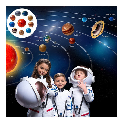 Pelotas Para Apretar Lazhu Sistema Solar Planetas, 10 Unidad