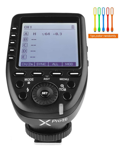 Transmisor Flash Trigger Godox Xpro-n I-ttl 2.4g Para Nikon