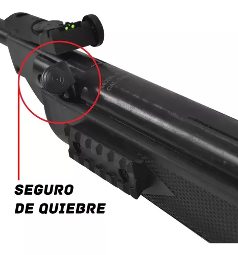 Rifle Aire Comprimido 5.5 Blancos Rieles Lateral Balín X250