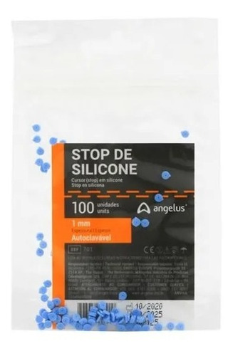 Stop Cursor P/ Limas Endodônticas Em Silicone C/100