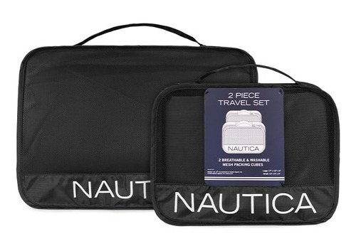 Organizador De Viaje En Pack Negro Nautica