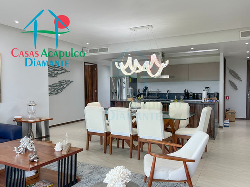 Cad La Isla Emerald I8. Amplio Departamento En Condominio De Playa Con Terraza Y Vista A Las Áreas Comunes