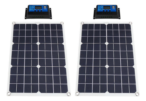 2x Controlador De De De Panel Solar De 20w 10a 12v 24v