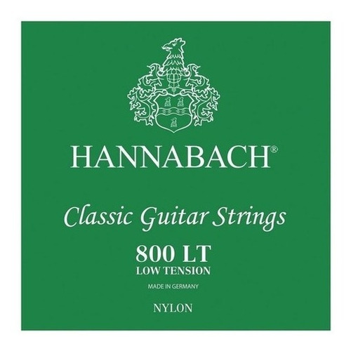 Cuerdas Hannabach Para Guitarra Clásica 800 Lt Tensión Baja