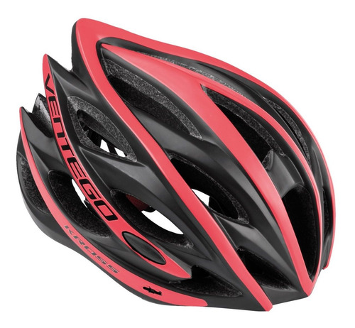 Casco Kross  Ventego Negro/rojo LG