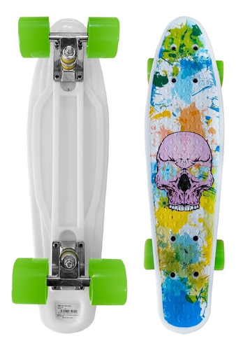 Skate Penny Board Patineta Skull Full Color Niños / Lhua