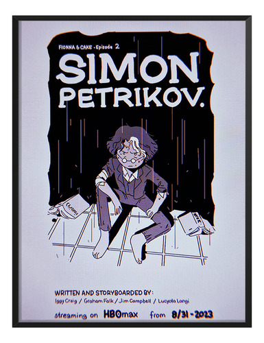 Cuadro Simon Petrikov Rey Helado Fionna Cake Sala C/ Marco