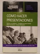 Comprar Cómo Hacer Presentaciones - Harvard Business Press