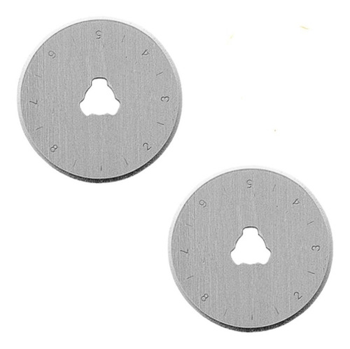 02 Discos Refil Lâmina Do Cortador Circular Patchwork 45mm