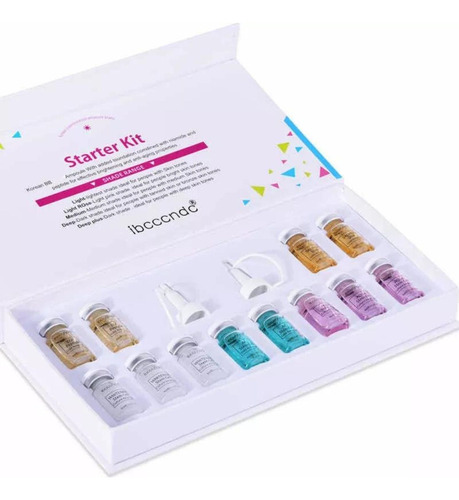 Bb Glow Starter Kit - 12 Vial Pigmentos Y Serum / Dermapen