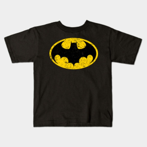 Remera Freekomic Batman Niño Jóvenes Y Adulto Negra D 3