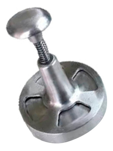 Imagen 2 de 5 de Molde Para Hamburguesas Caseras Prensa De Aluminio 14cm