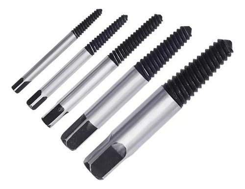 Juego Set Brocas Extractor De Tornillos Colas Chancho 5pcs
