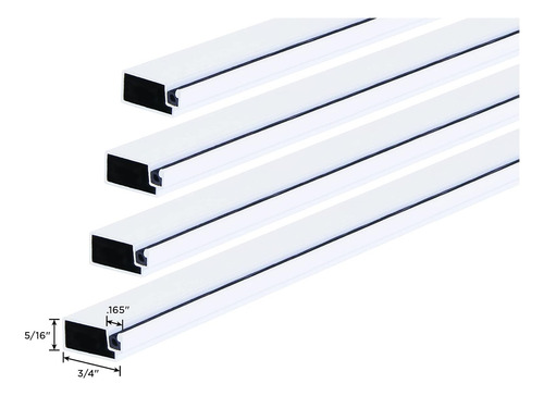M-d Building Products 14102 Pantalla X 60in Blanco (5/16in)