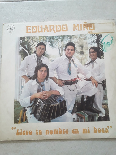 Eduardo Miño - Llevo Tu Nombre En Mi Boca - Lp Vinilo Kktus