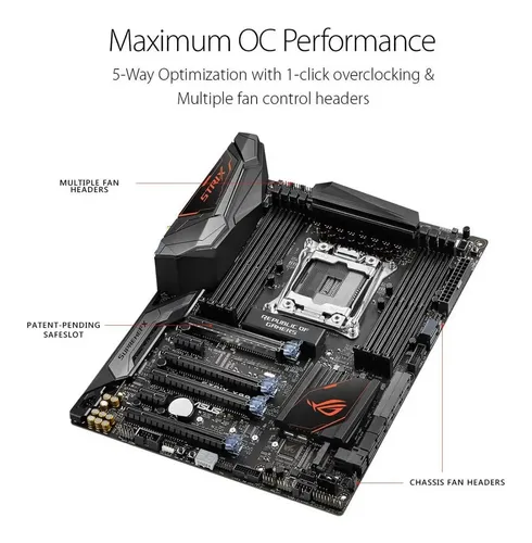 Placa Mae Asus Rog Strix X99 Gaming Lga 2011-v3 Intel X99