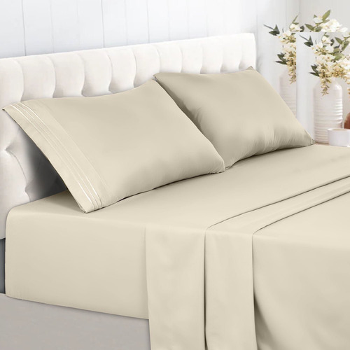 Sábanas Super King 1800 Hilos Ultra Soft Hotel Plaza Luxury