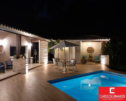 Imagem 16 de 30 de Linda Casa No Condomínio Parque Encontro Das Águas. - Ca00869 - 68658729