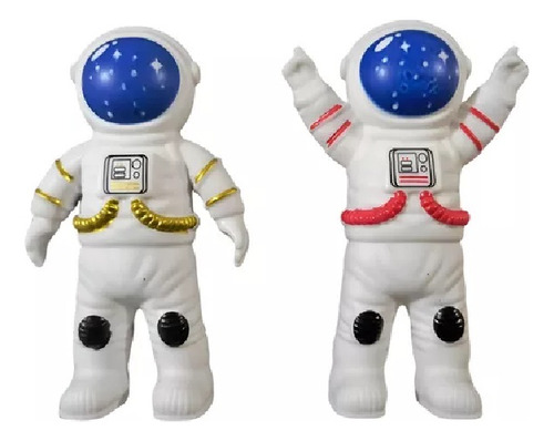 Astronauta Nave Satélite Coleção Exploradores Espaciais 8pçs