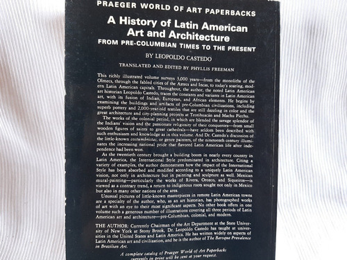 Imagen 2 de 10 de A History Of Latin American Art And Architecture L Castedo